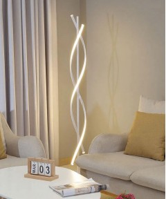 Modern LED Floor Lamp Stylish And Functional White Modern LED Floor Lamp Stylish And Functional White